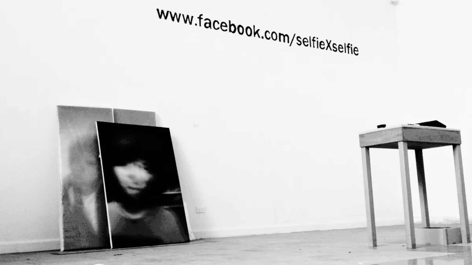 Selfie with pinhole camera